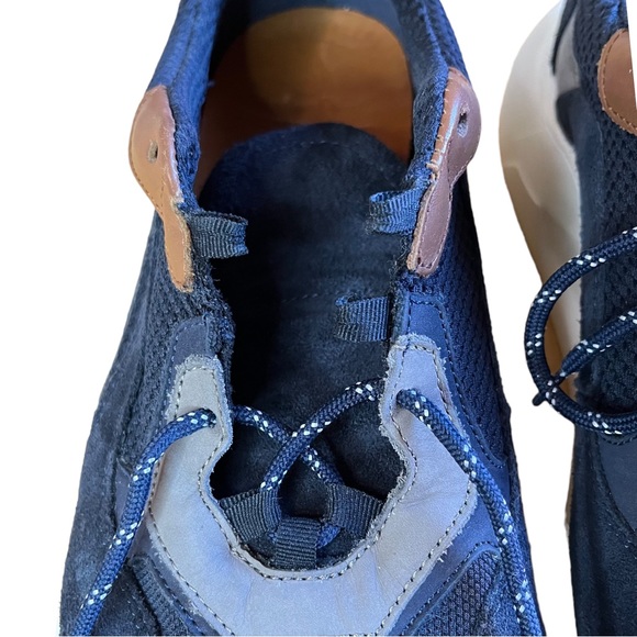 Massimo Dutti Suede Leather Trainers Men’s Sneakers Lace-Up Oversized Soles - Picture 11 of 12